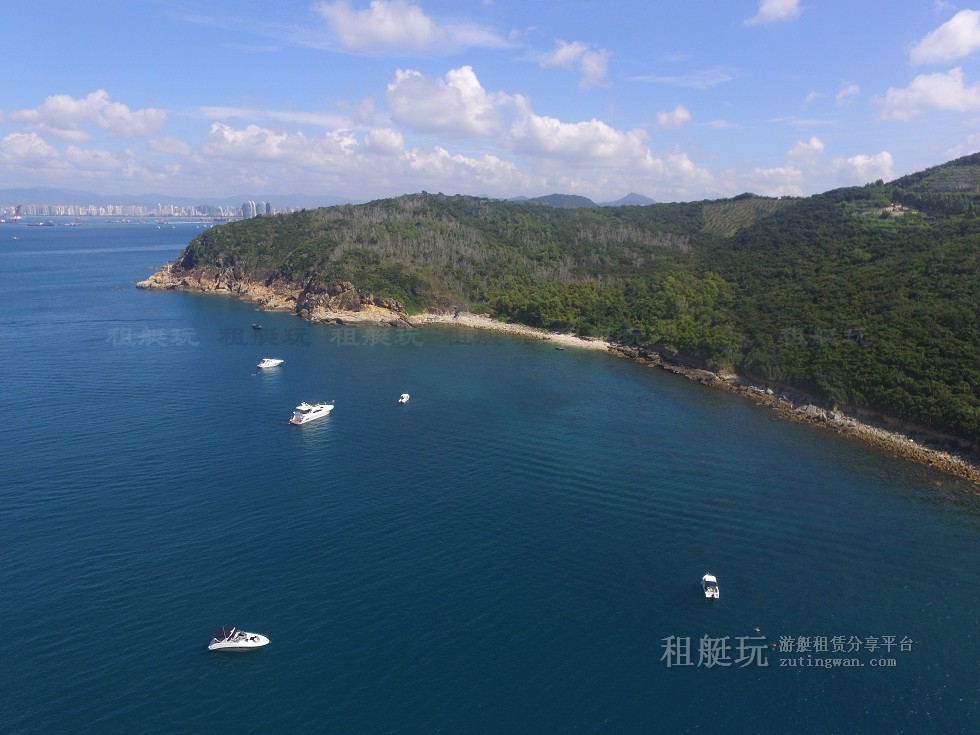 三亞旅游游艇租賃，三亞港至三亞角航線